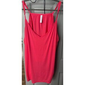 Cacique Sleep 30/32 Recycled Nylon Pajama Top Plus Size Cozy Lounge Coquette